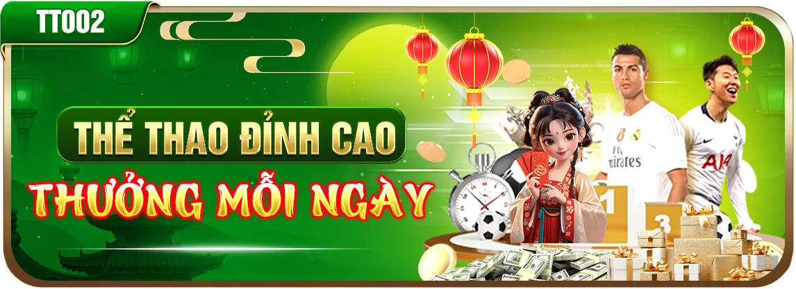 Đặc quyền VIP songbac68 với chủ đề xanh vàng sang trọng