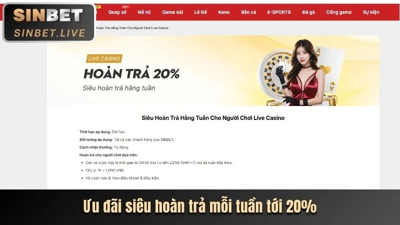 Cập nhật khuyến mãi songbac68 mới nhất 2026